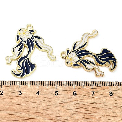 Rack Plating Alloy Enamel Pendants FIND-Q099-03A-03-1