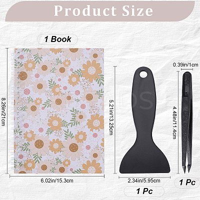 Sticker Collecting Loose-leaf A5 Spiral Bound Notebook AJEW-CP0007-84G-1