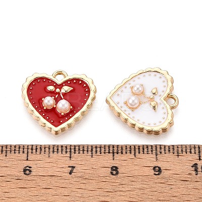 Alloy Enamel Pendants PALLOY-T092-37G-1