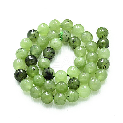 Natural Quartz Beads Strands G-N355-8mm-02-1