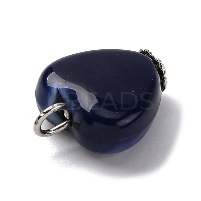 Acrylic Imitation Gemstone Style Pendants PALLOY-JF03511-1