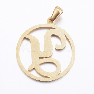 Ion Plating(IP) 304 Stainless Steel Pendants STAS-K162-078G-1