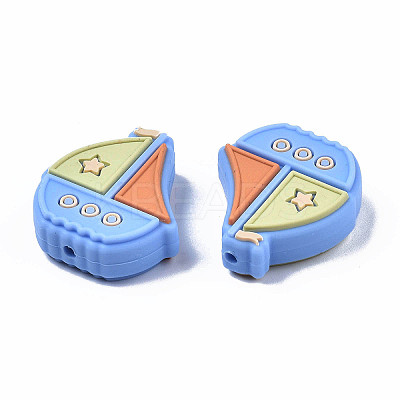 Food Grade Eco-Friendly Silicone Focal Beads LS-SIL-N002-12D-1