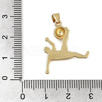 Brass Enamel Pendants KK-CBA0E55-08G-1