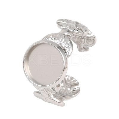 Eagle Shape 304 Stainless Steel Cuff Ring Components SA-CBA098D-05P-B-1