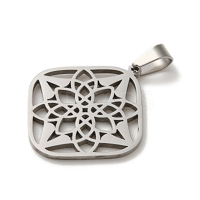 Non-Tarnish 304 Stainless Steel Pendants LS-STAS-O005-23P-1