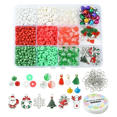 DIY Christmas Bracelet Making Kit DIY-YW0006-86-1