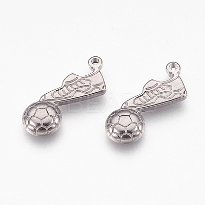 Tarnish Resistant 304 Stainless Steel Pendants STAS-G176-14P-1