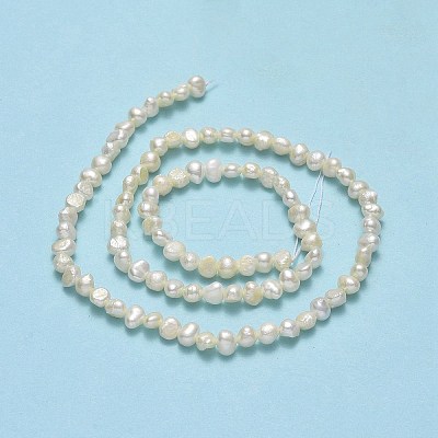 Natural Cultured Freshwater Pearl Beads Strands PEAR-A005-05B-01-1