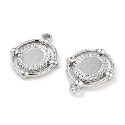 Non-Tarnish 304 Stainless Steel Pendant Cabochon Settings LS-STAS-P364-07P-1