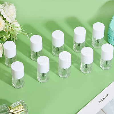 Transparent Glass Nail Polish Empty Bottle MRMJ-GL0001-18-1