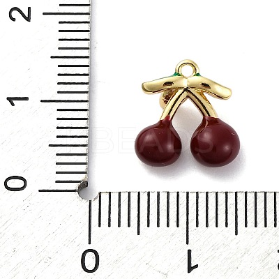 Brass Micro Pave Cubic Zirconia Charms X-KK-A240-04G-1