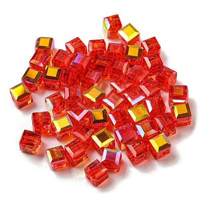Electroplate Glass Beads EGLA-Z004-04B-01-1