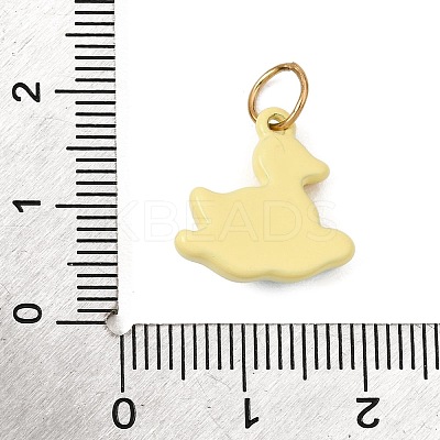 Printed 304 Stainless Steel Pendants SA-CBA59B8-02K-G-1