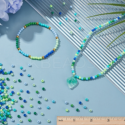 2400Pcs 8 Colors Opaque Acrylic Beads FIND-AR0005-80-1