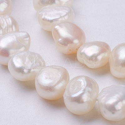 1 Strand Natural Cultured Freshwater Pearl Beads Strands PEAR-PH0001-18-1