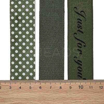 9 Yards 3 Styles Polyester Ribbon SRIB-A014-D05-1
