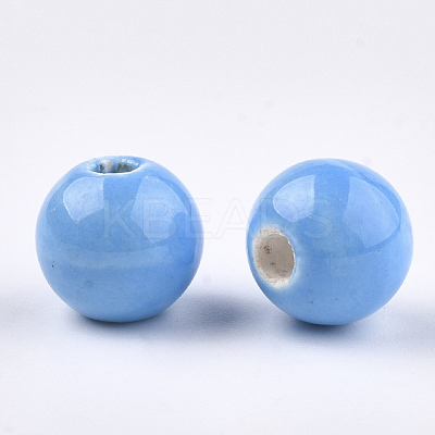 Handmade Porcelain Beads PORC-S499-01B-06-1