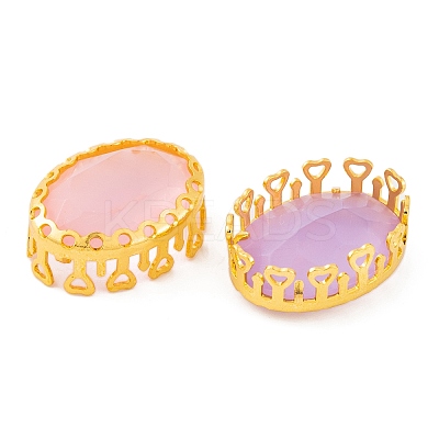 Oval Sew on Rhinestone GLAA-K069-05B-G-1