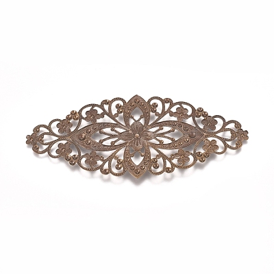 Brass Filigree Joiners KK-G368-01AB-1