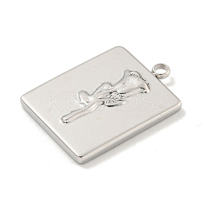 Non-Tarnish 304 Stainless Steel Pendants STAS-L278-93P-1