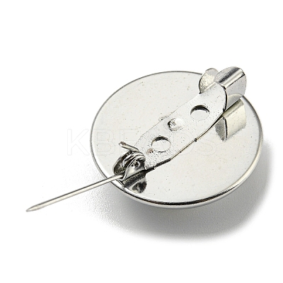 Round Glass Brooches FIND-Q096-01L-1