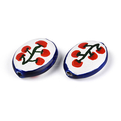 Handmade Porcelain Beads X-PORC-T134-10-1