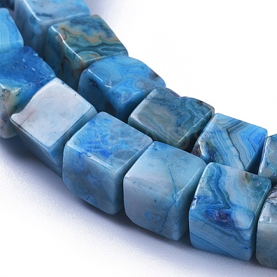 Natural Carzy Agate Beads Strands G-D0020-07A-1