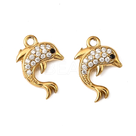 304 Stainless Steel Charms STAS-F321-01G-03-1