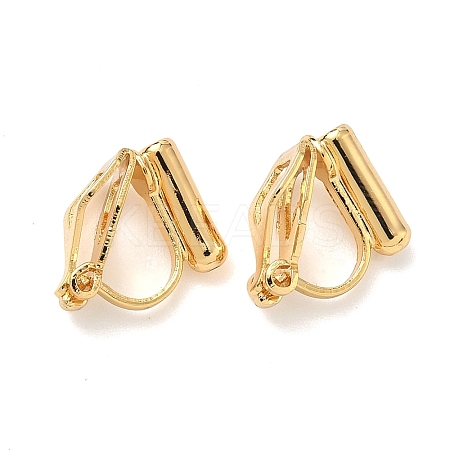 Brass Clip-on Earring Findings KK-A281-30G-1