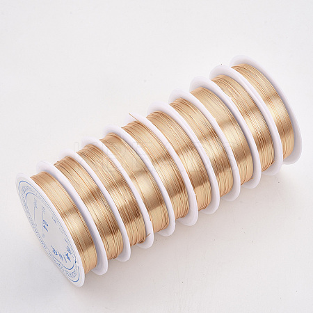 Round Copper Jewelry Wire X-CWIR-Q006-0.5mm-KC-1