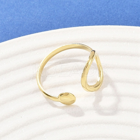 304 Stainless Steel Cuff Rings RJEW-D332-05G-1