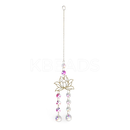 Brass Big Pendant Decorations LS-HJEW-M005-04D-G-1