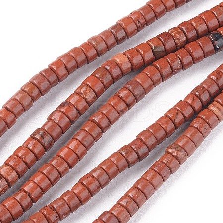 Natural Red Jasper Beads Strands LS-G-L528-09-1