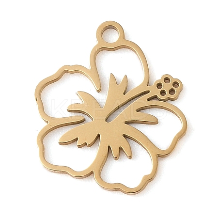 Manual Polishing Ion Plating(IP) 201 Stainless Steel Pendants STAS-YW0001-97G-1