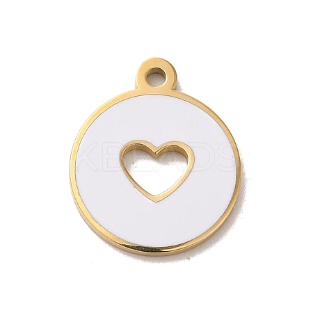 304 Stainless Steel Enamel Charms STAS-B074-03G-02-1