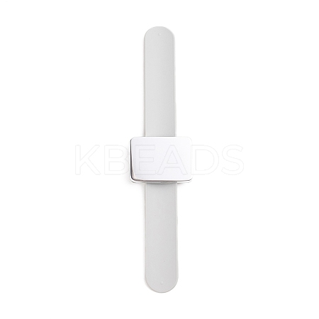 Magnetic Silicone Wrist Strap Bracelet BJEW-WH0009-09A-1