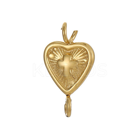 304 Stainless Steel Connector Charms STAS-OY007-26G-1