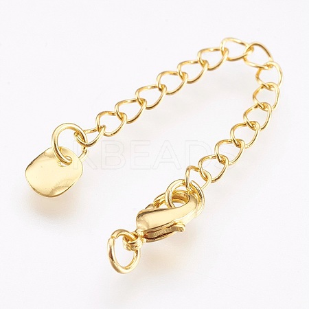 Brass Chain Extender LS-KK-I633-04G-NR-1