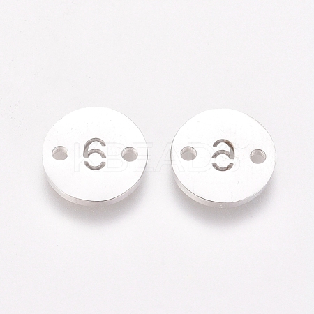 Tarnish Resistant Numbers 304 Stainless Steel Links STAS-M274-035P-6-1