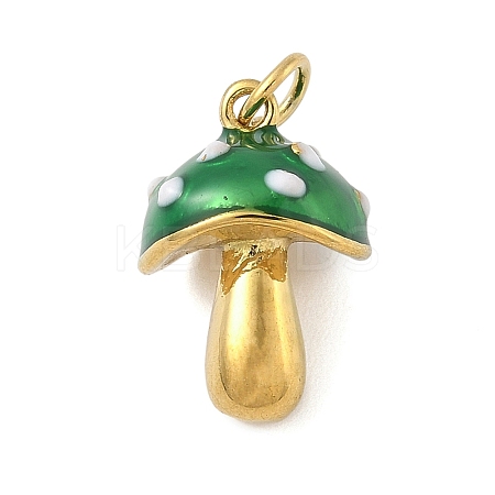 304 Stainless Steel Enamel Pendants STAS-M120-06A-G02-1
