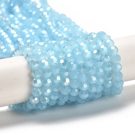 Imitation Jade Glass Beads Stands EGLA-A035-J4mm-B04-1
