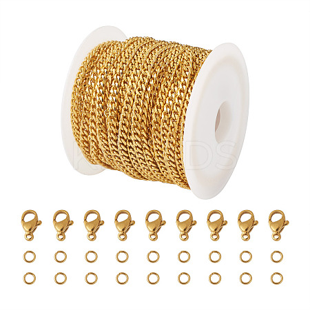 DIY Chain Bracelet Necklace Making Kit DIY-PJ0001-37-1