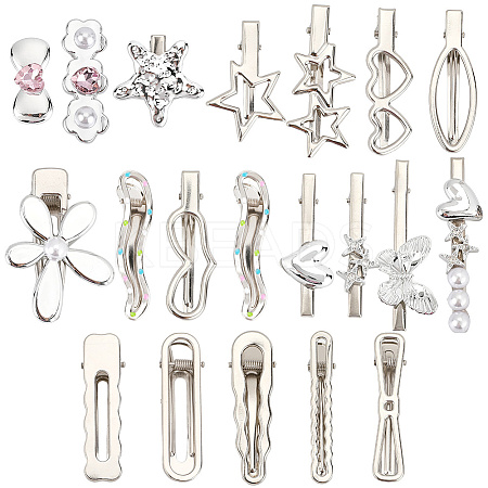 Zinc Alloy & Iron Alligator Hair Clips PHAR-SP0001-04A-1