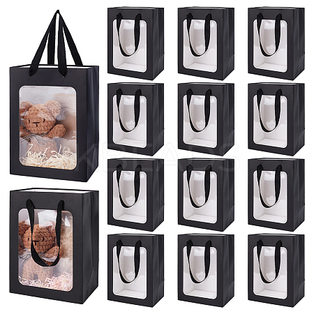 Rectangle Paper Gift Bags with Handles ABAG-WH0044-62A-1