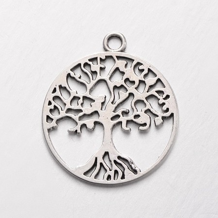 Tibetan Style Alloy Pendants TIBEP-5347-AS-FF-1