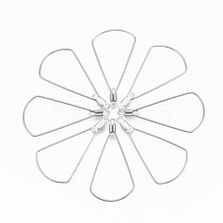 Tarnish Resistant 304 Stainless Steel Wire Pendants LS-X-STAS-T051-004-1