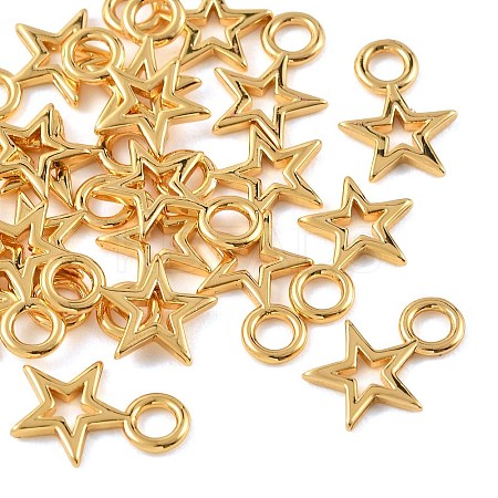 SHEGRACE Brass Star Charms XGR0160G-101G-1