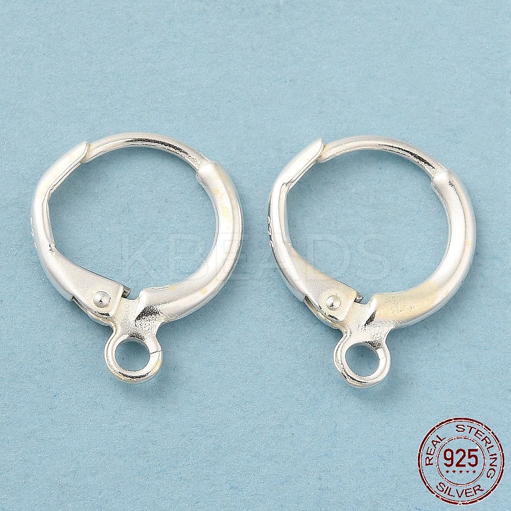 Wholesale 925 Sterling Silver Leverback Earrings Findings - KBeads.com