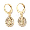 Real 18K Gold Plated Brass Dangle Leverback Earrings EJEW-L269-024G-01-1
